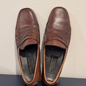 To Boot Leather Driving Loafers